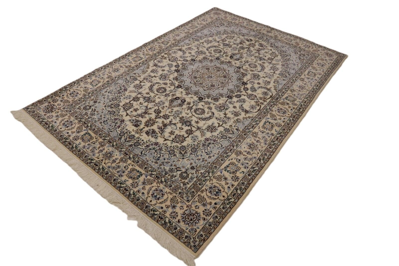 Orientteppich Super Nain 6 La 239x159 cm, 850.000 Knoten/m², handgeknüpft