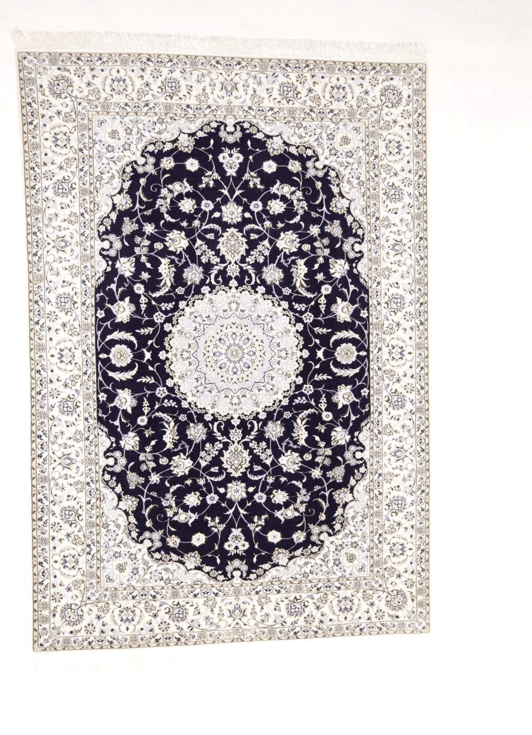Wunderschöner Orientteppich Super Nain 6 La 242 x 166 cm handgeknüpft