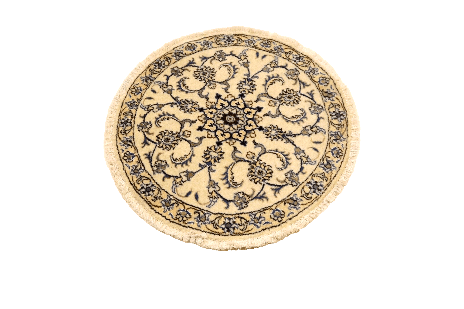 Wunderschöner Orientteppich 102x101 cm, 300.000 Knoten, handgeknüpft