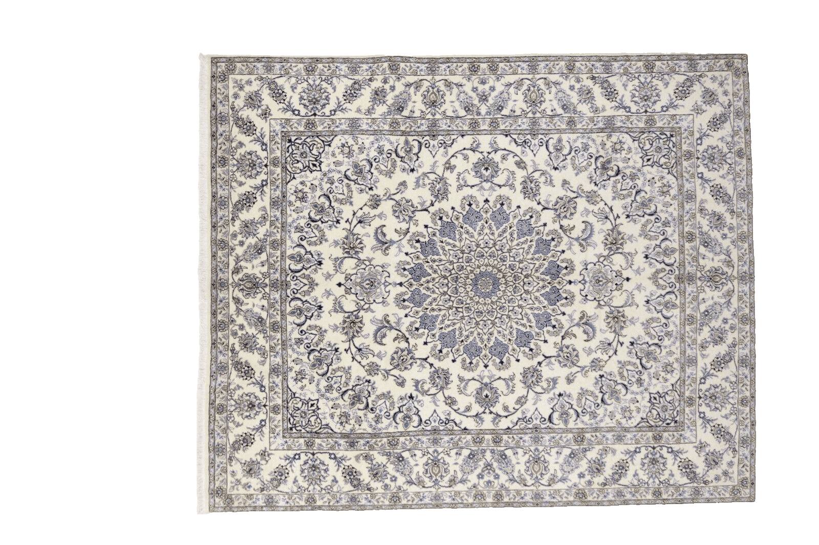 Wunderschöner Orientteppich 294 x 243 cm, 300000 Knoten, handgeknüpft