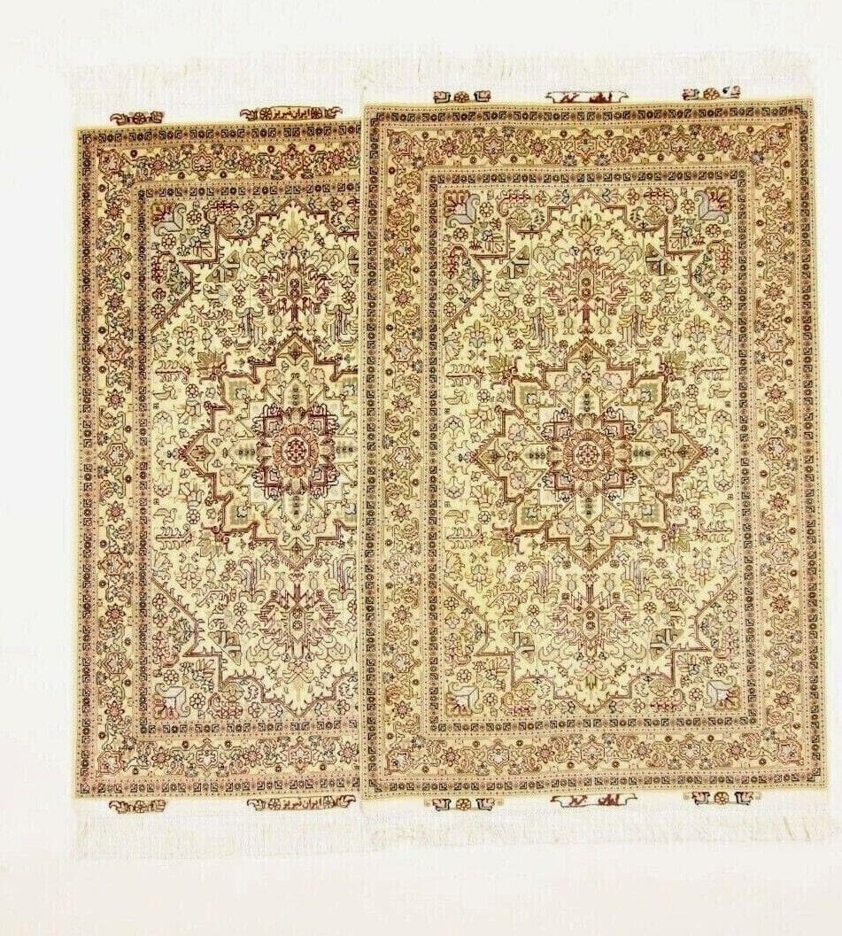 Wunderschöner Täbriz Orientteppich 162x101 cm, 500.000 Knoten, handgeknüpft