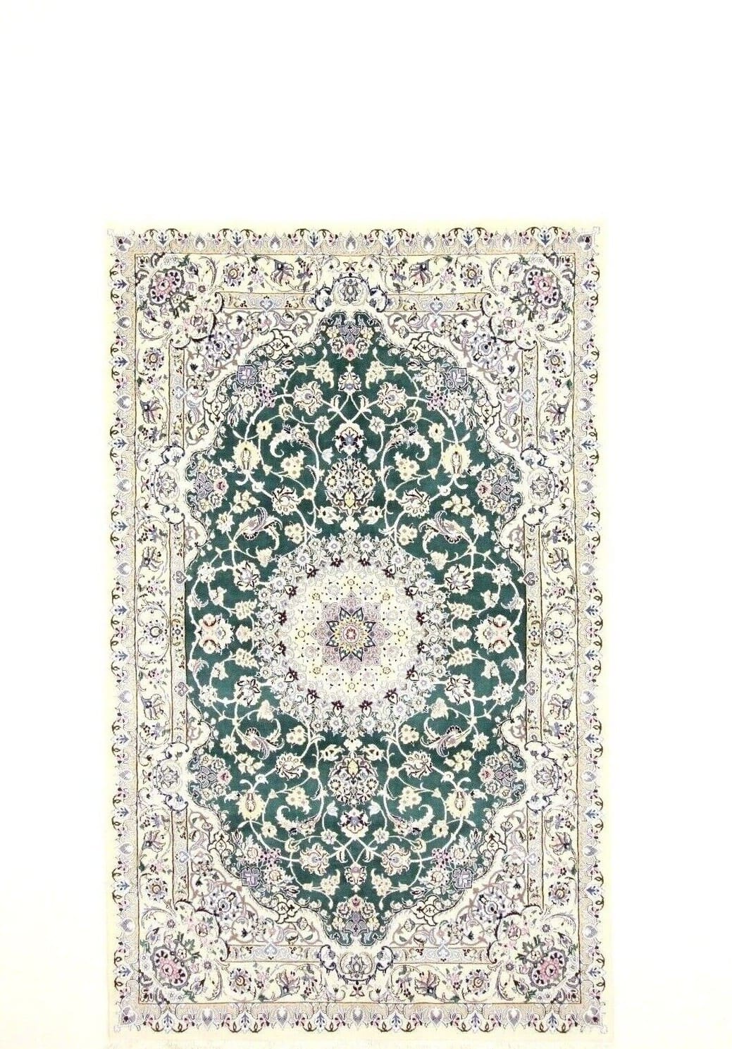 Wunderschöner Super Nain 9 La Perserteppich 259 x 159 cm, 500.000 Knoten, handgeknüpft