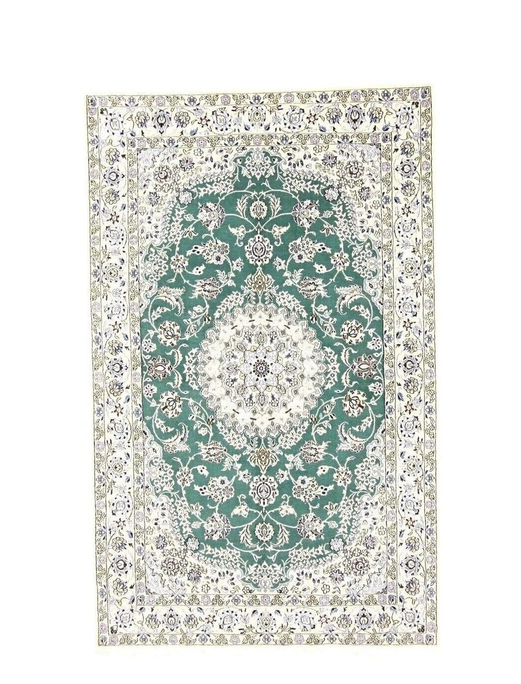 Wunderschöner Super Nain 9 La Perserteppich 252 x 157 cm, 500.000 Knoten, handgeknüpft