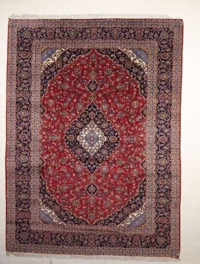 Perser Orientteppich Kashan 402 x 296 cm, 250.000 Knoten, handgeknüpft