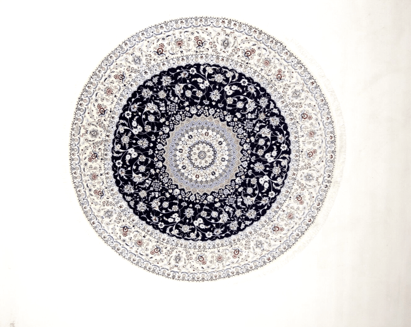 Orientteppich Super Nain 6 La 252 x 251 cm, Handgeknüpft, Persien
