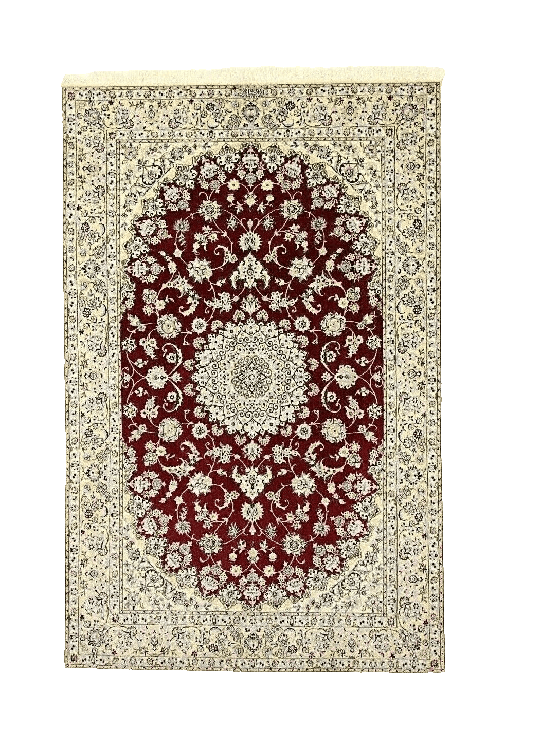 Orientteppich Super Nain 6 La 243 x 157 cm, 850.000 Knoten, handgeknüpft