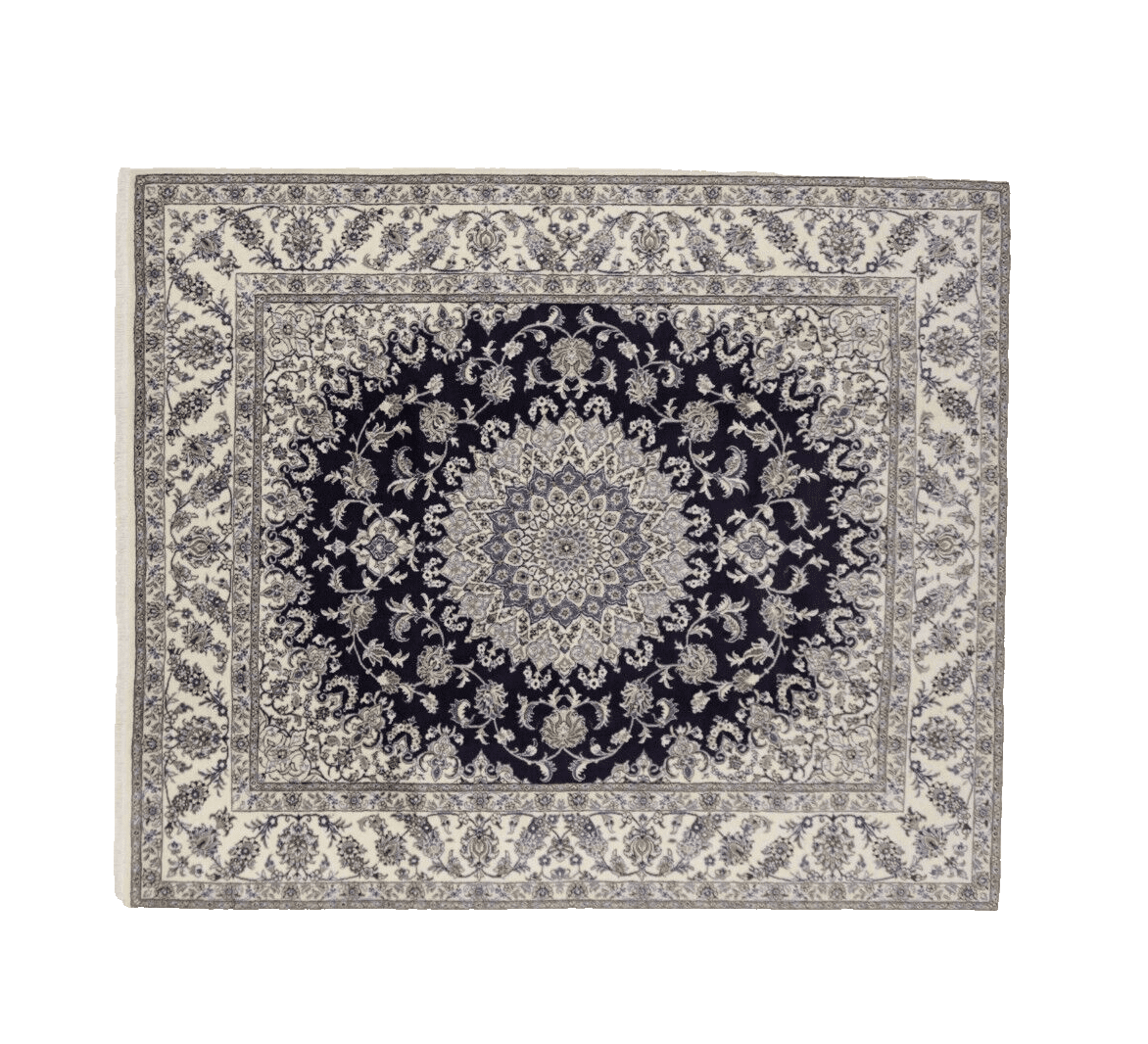 Orientteppich super Nain 295x248 cm, 300000 Knoten, handgeknüpft
