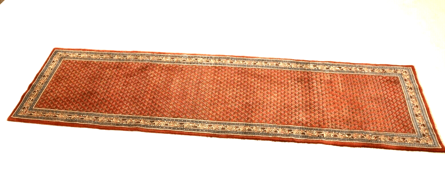 Wunderschöner Perserteppich 307 x 84 cm, 220.000 Knoten, handgeknüpft