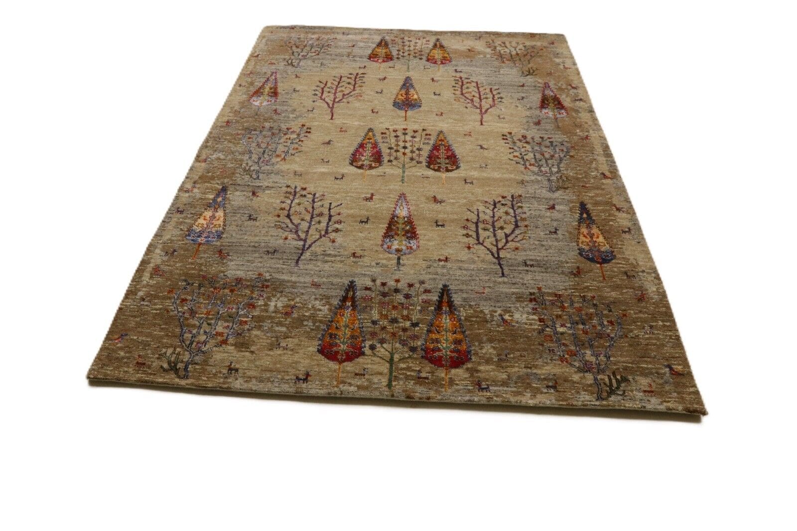 Gabbeh Loribaft Orientteppich 245 x 180, 200.000 Knoten, handgeknüpft