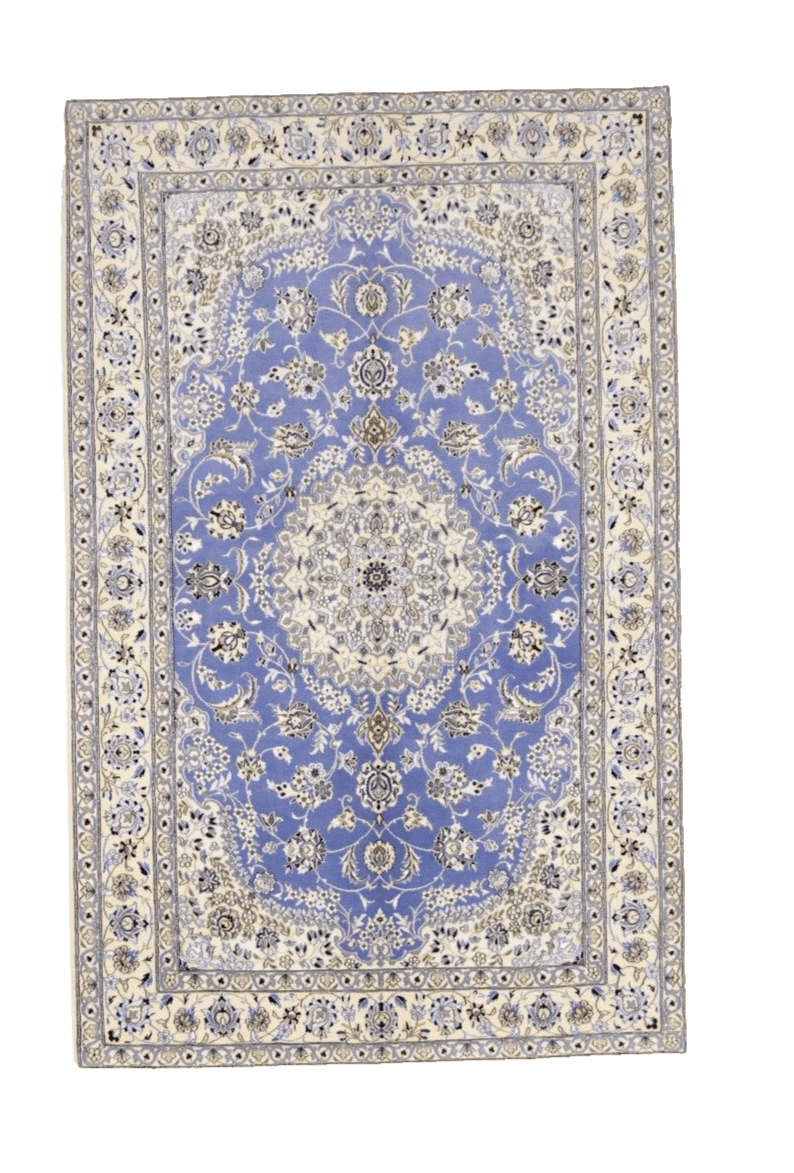 Wunderschöner Perserteppich 251 x 158 cm, 500.000 Knoten, handgeknüpft
