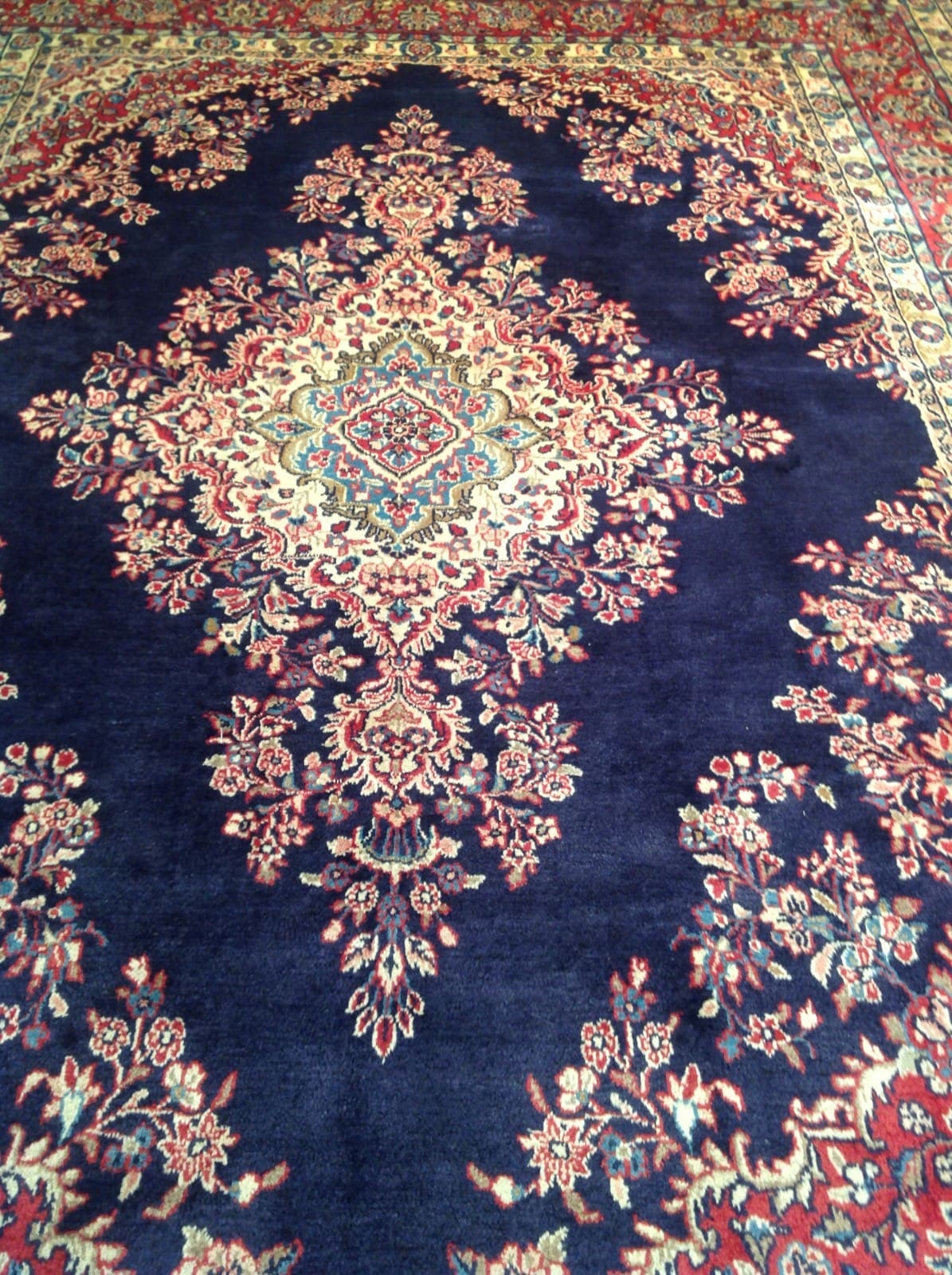 Orientteppich Perserteppich 357 x 271 cm, 200.000 Knoten, handgeknüpft