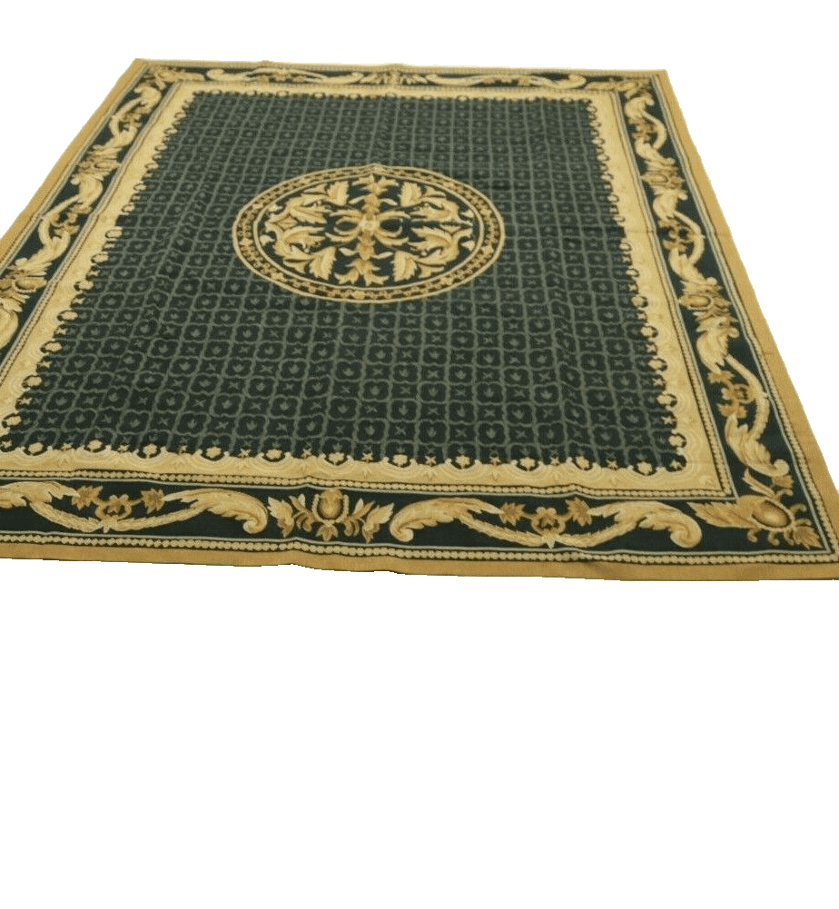Wunderschöner handgeknüpfter Orientteppich Aubusson 312 x 251 cm