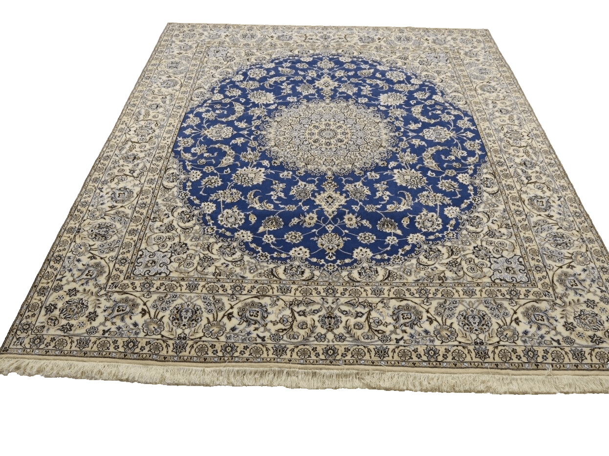 Wunderschöner Perserteppich 305 x 251 cm, 500.000 Knoten, handgeknüpft