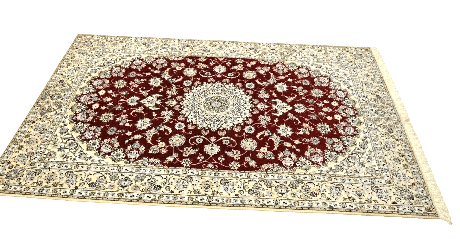 Wunderschöner Orientteppich Super Nain 6 La, 243x157 cm, handgeknüpft