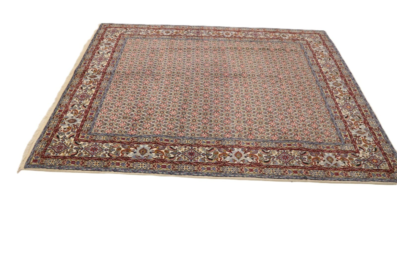 Orientteppich 249 x 197 cm, 400000 Knoten, Handgeknüpft, Persisch
