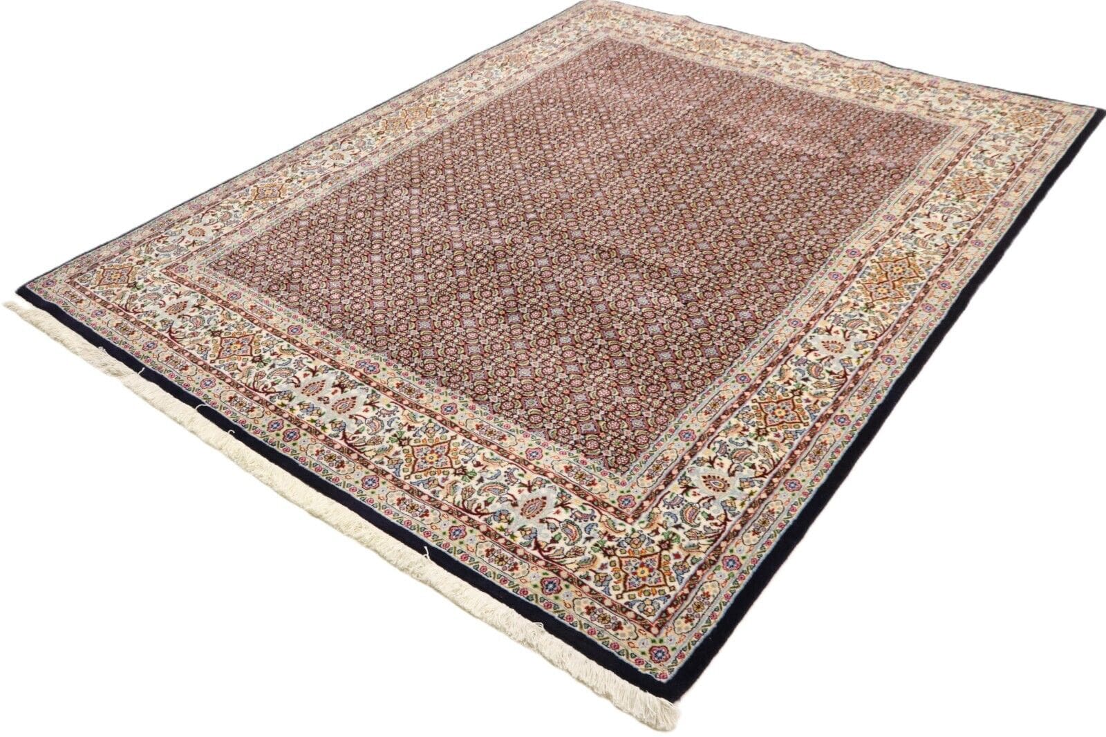 Wunderschöner Orientteppich Moud 251 x 196 cm, 400000 Knoten, handgeknüpft