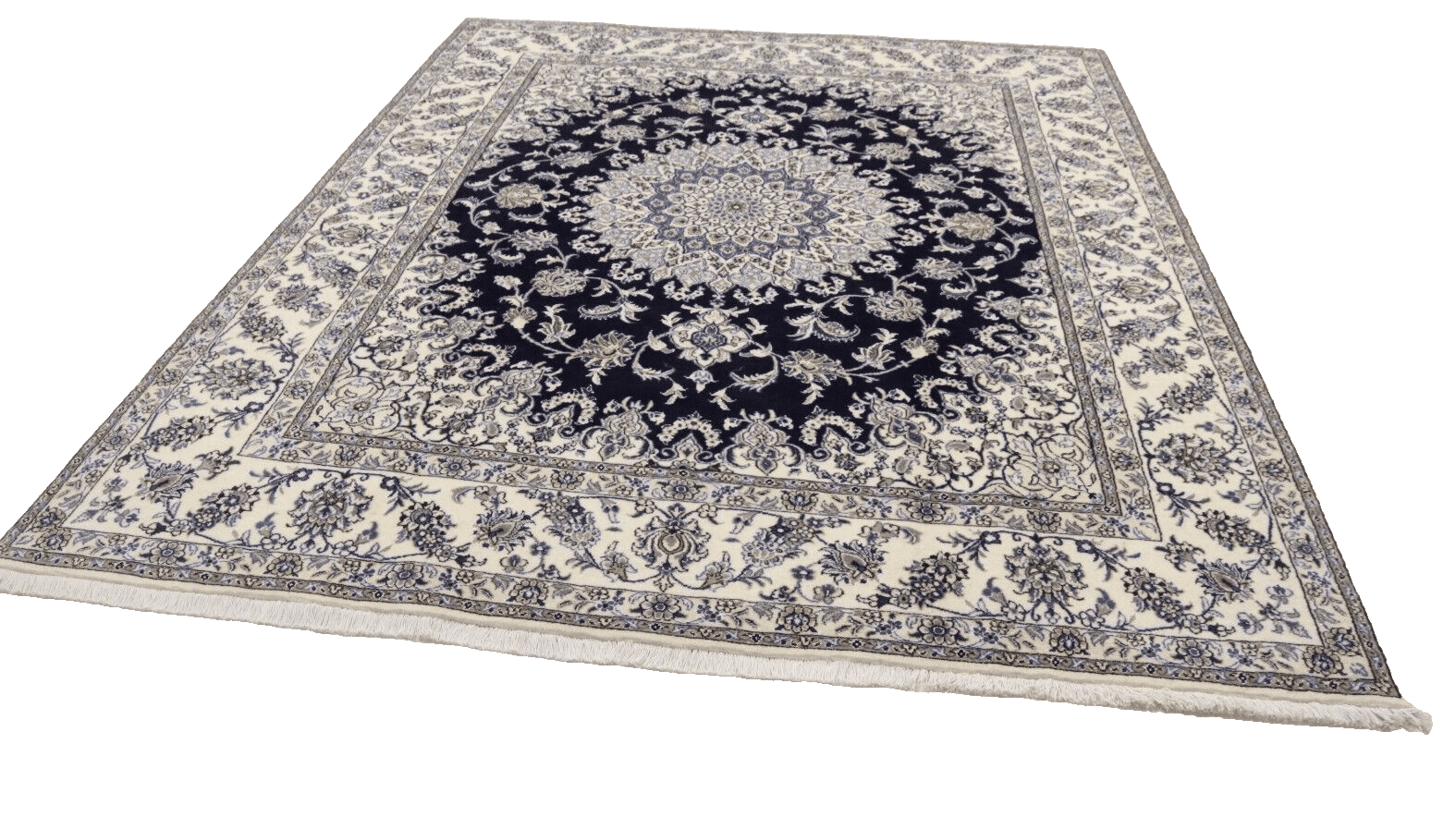 Orientteppich 295 x 248 cm, 300000 Knoten, 90% Wolle, handgeknüpft