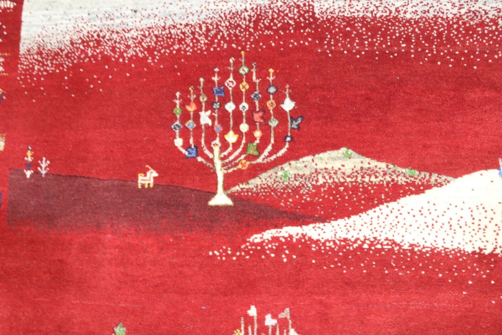 Gabbeh Loribaft Orientteppich 247 x 175 cm, 200.000 Knoten, handgeknüpft