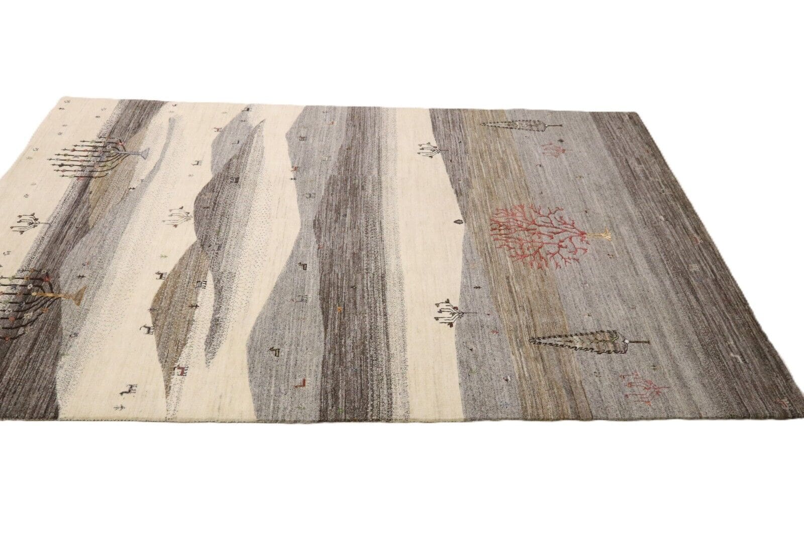 Gabbeh Loribaft Orientteppich 308 x 199 cm, Handgeknüpft, Neu