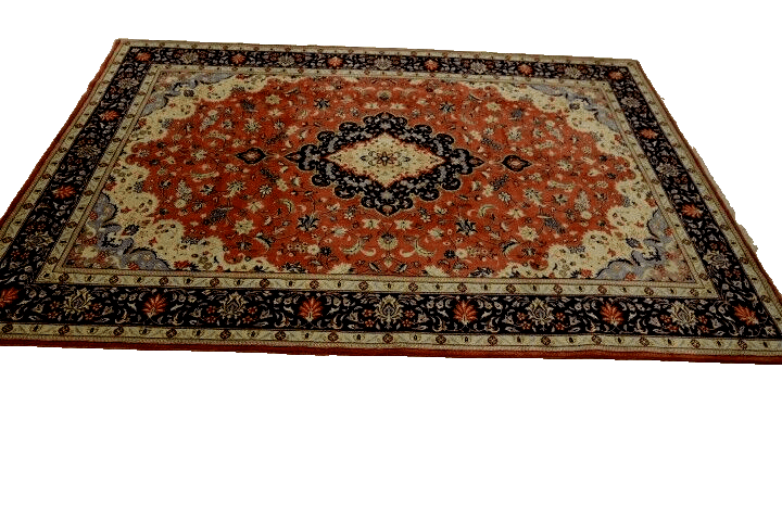Wunderschöner handgeknüpfter Perserteppich 312 x 208 cm – 300.000 Knoten
