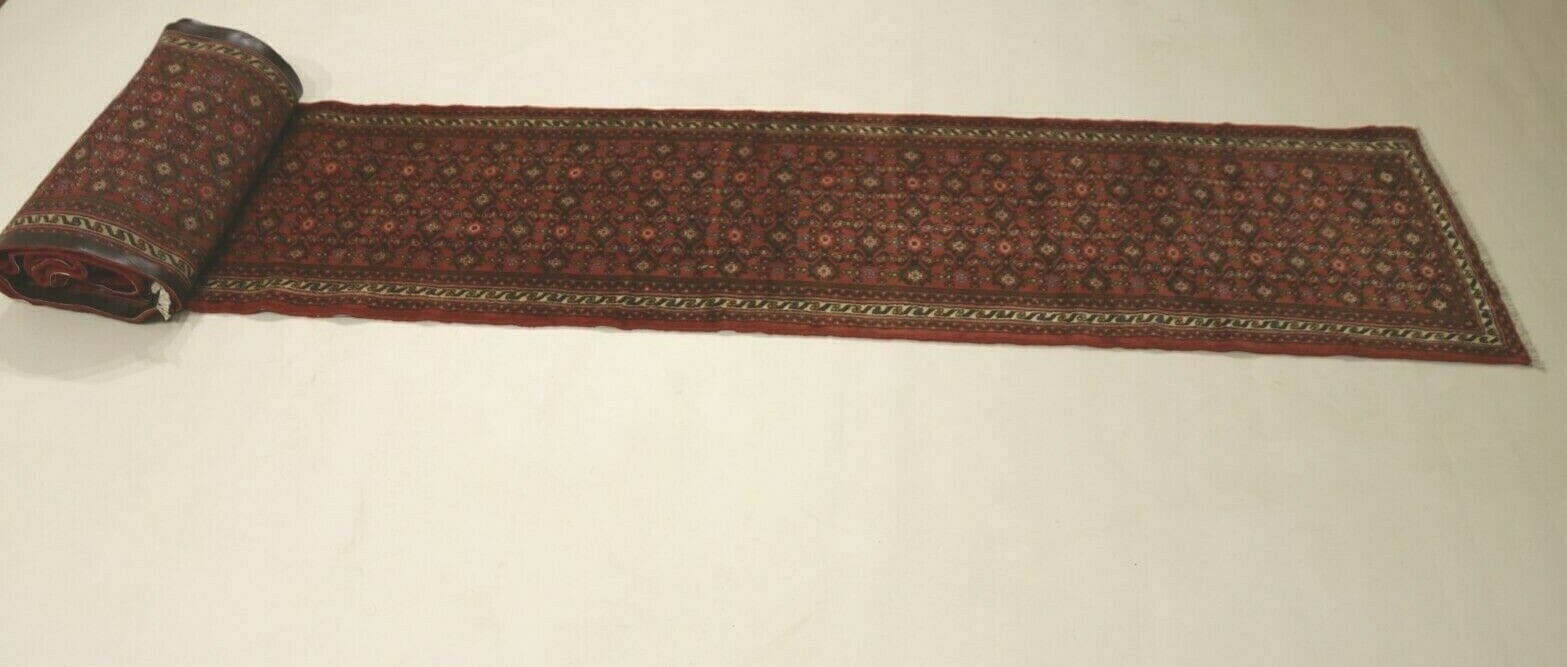 Wunderschöner Perserteppich Hamadan Läufer 982x81cm, 180.000 Knoten, handgeknüpft