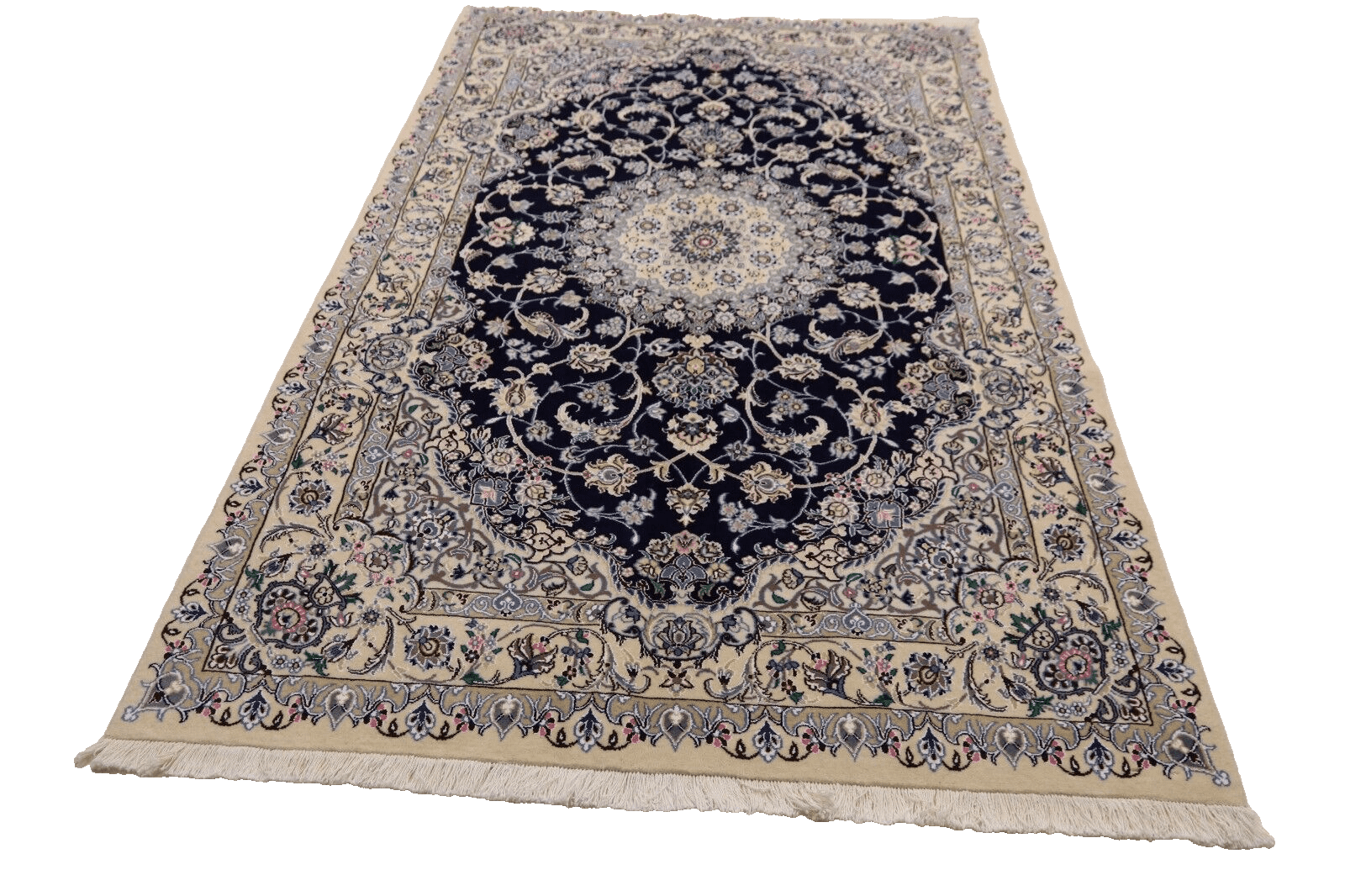 Super Nain 9 La Perserteppich 256 x 155 cm, 500.000 Knoten, handgeknüpft