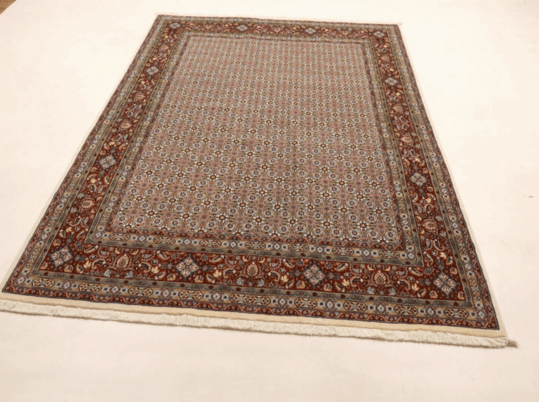 Orientteppich Moud 248 x 170 cm, 400000 Knoten, handgeknüpft