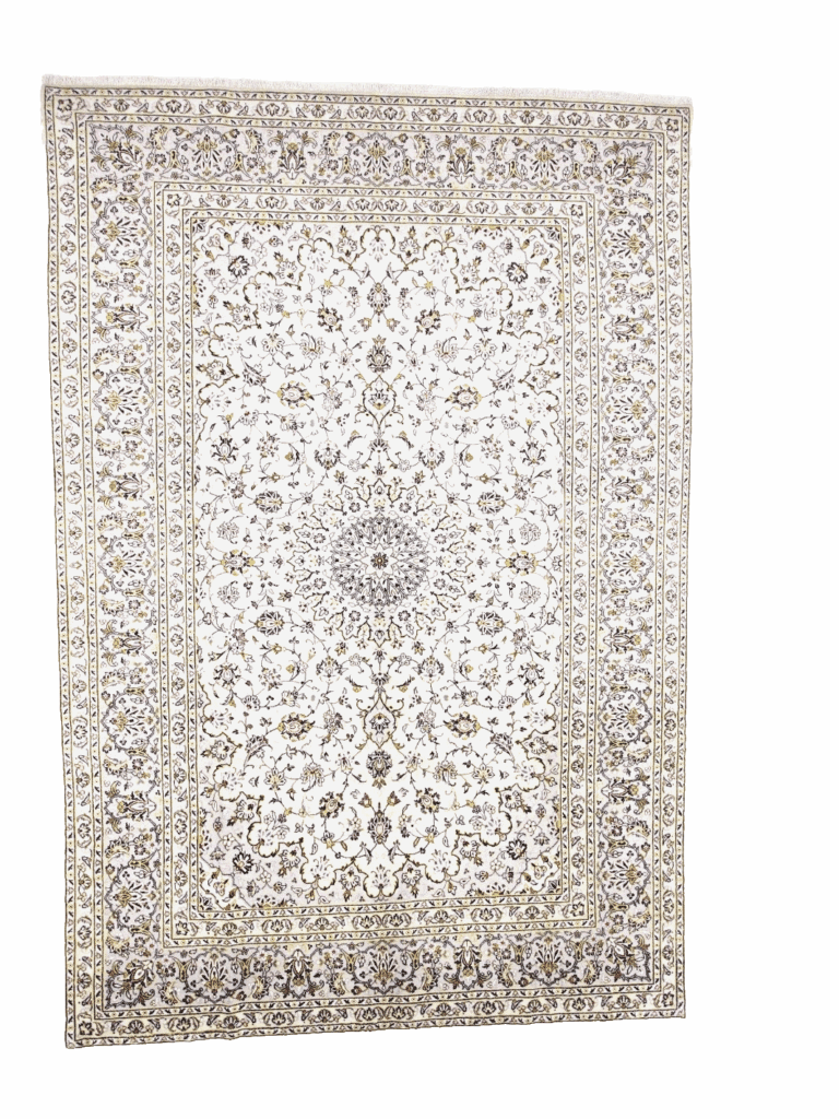 Orientteppich Kashan 355 x 241 cm, 300000 Knoten, handgeknüpft