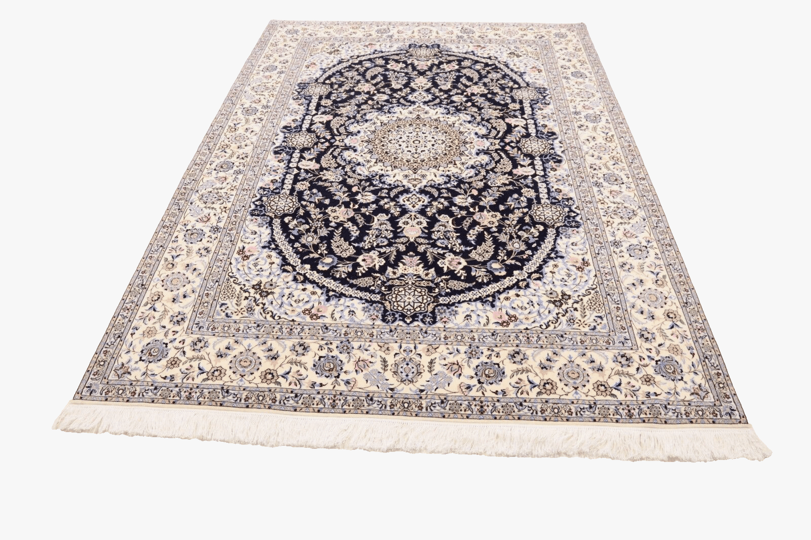Orientteppich Nain 6 La 236 x 174 cm, Handgeknüpft, Top Qualität