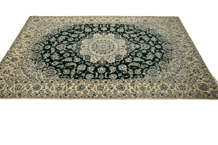 Wunderschöner Perserteppich 308 x 206 cm, 500.000 Knoten, handgeknüpft