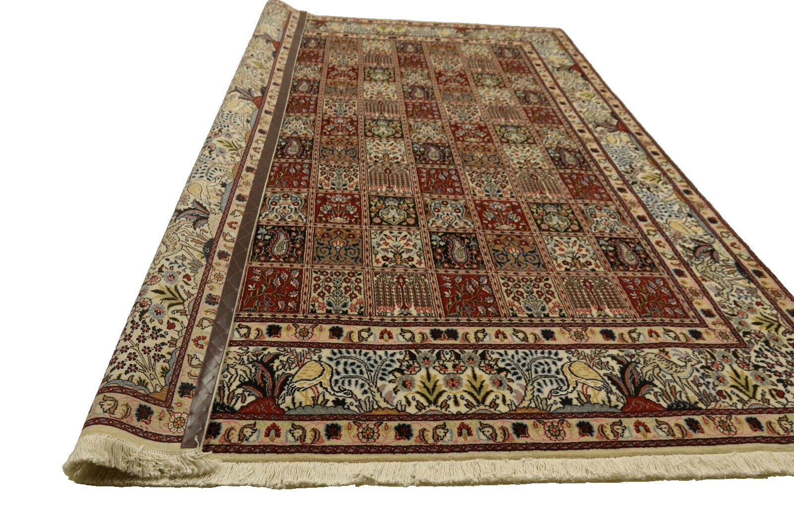 Orientteppich 292x201 cm Super Moud, 400000 Knoten, handgeknüpft