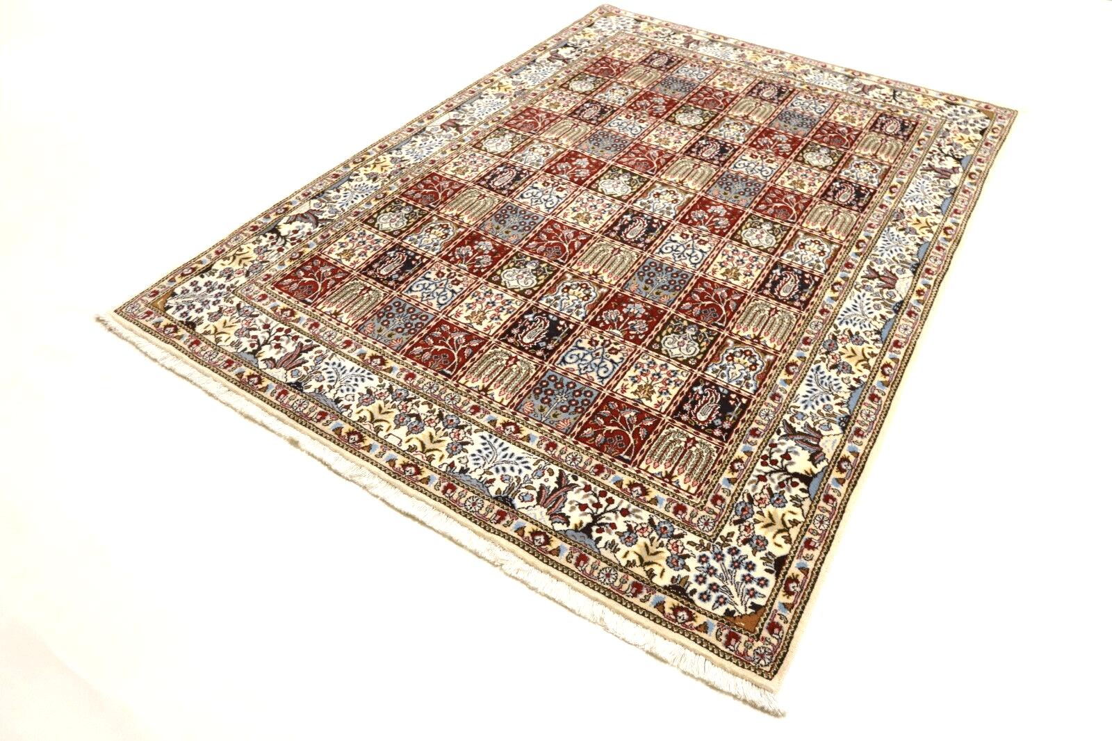 Perserteppich 239x167 cm, 400.000 Knoten, handgeknüpft, Neu