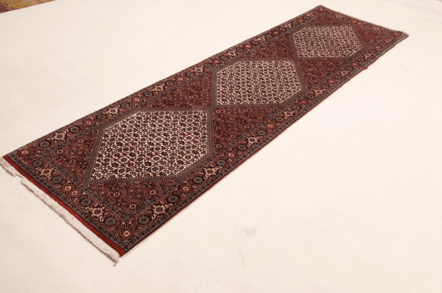 Orientteppich Bidjar 302x84 cm, 500.000 Knoten, handgeknüpft