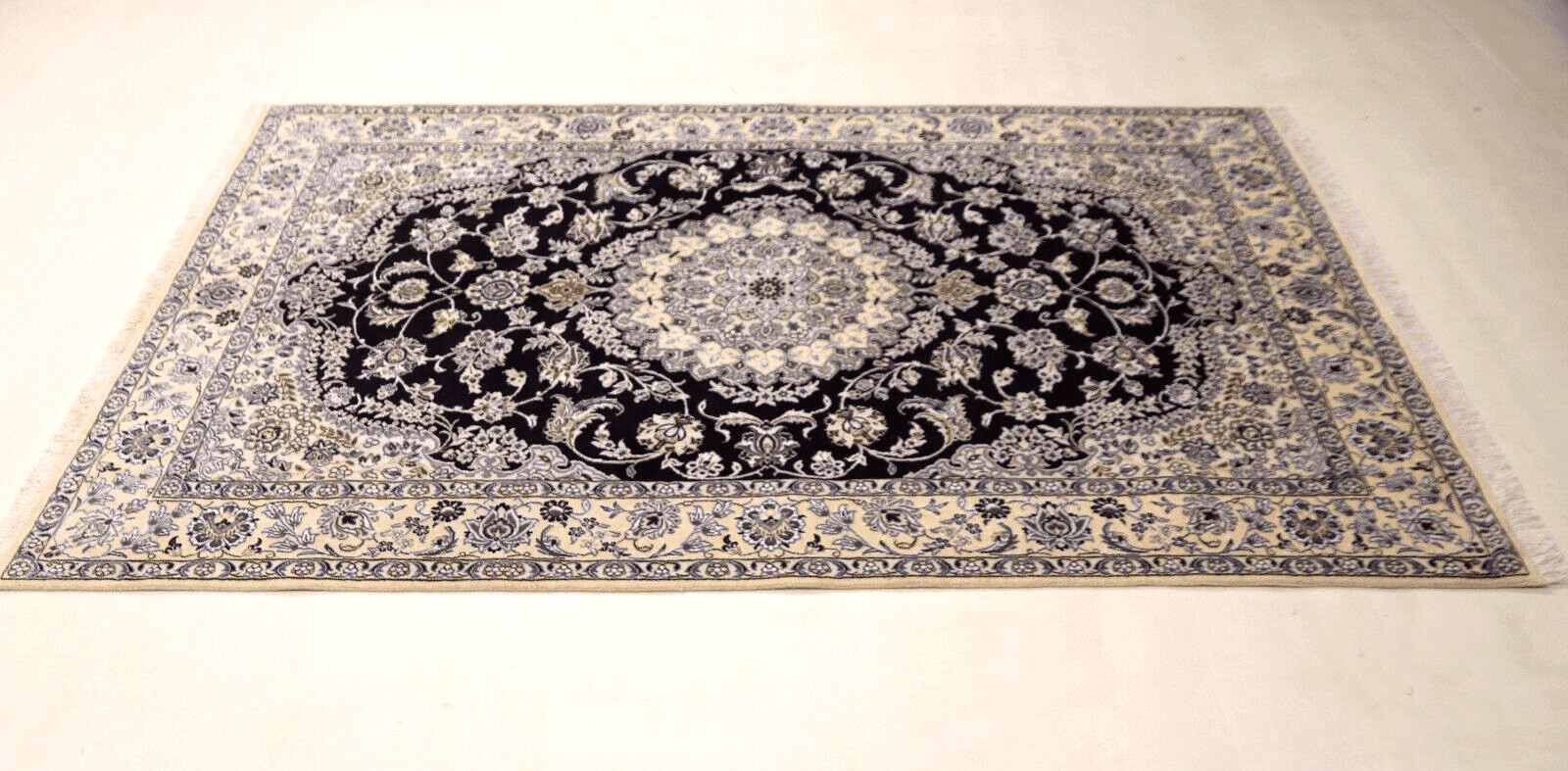 Wunderschöner Super Nain 9 La Perserteppich 248 x 155 cm, handgeknüpft