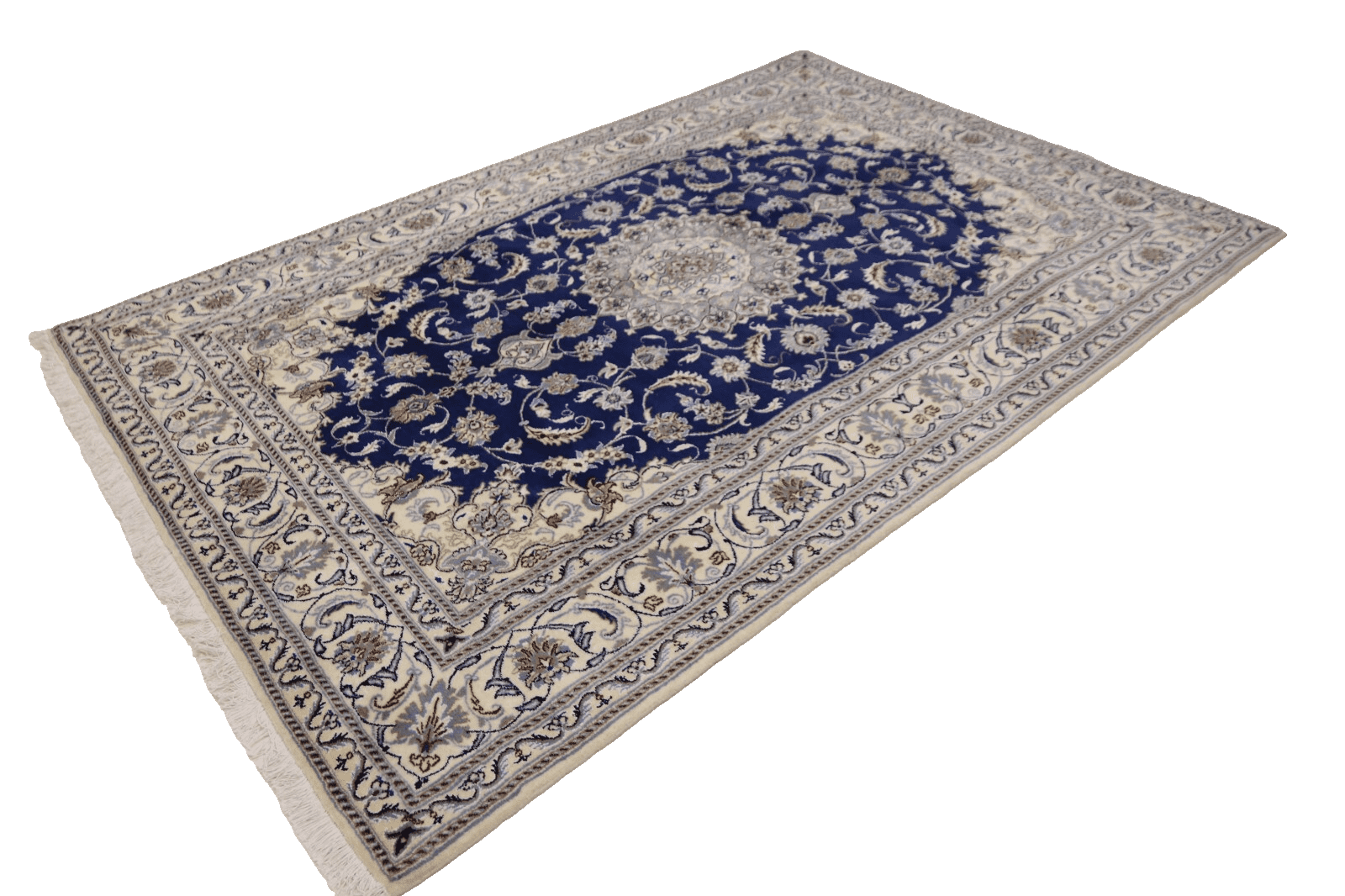 Wunderschöner Orientteppich 302 x 201 cm, 300000 Knoten, handgeknüpft