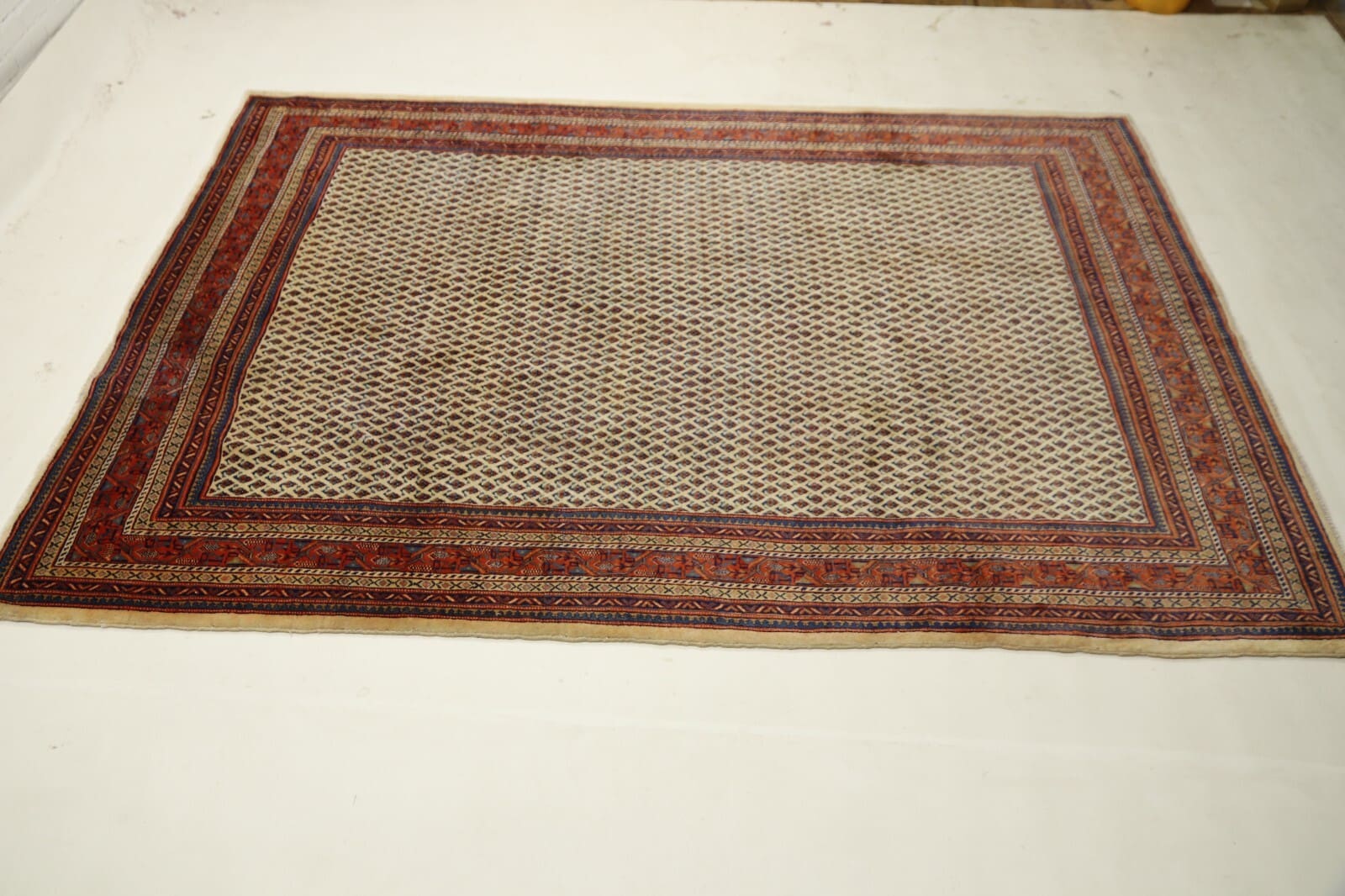 Handgeknüpfter Orientteppich Sarough Mir 327 x 231 cm, 2.500.000 Knoten, Neu