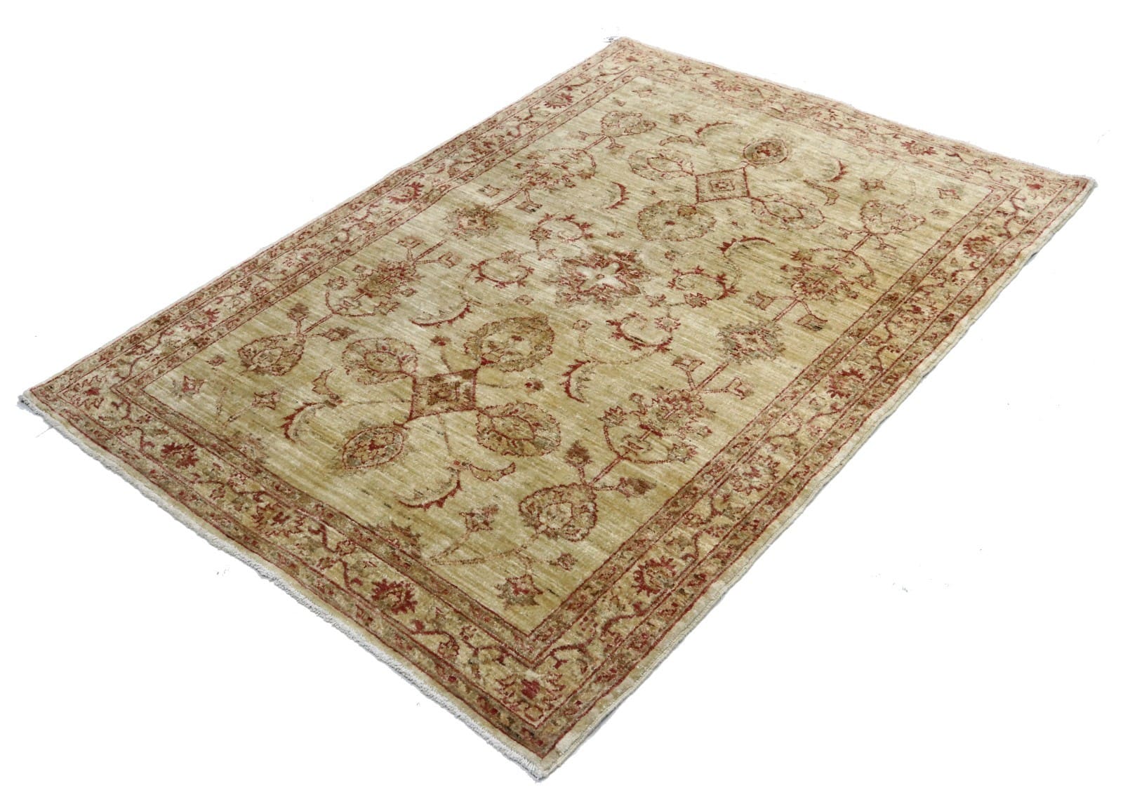 Original Pakistan Teppich Ziegler 178 cm x 123 cm handgeknüpft