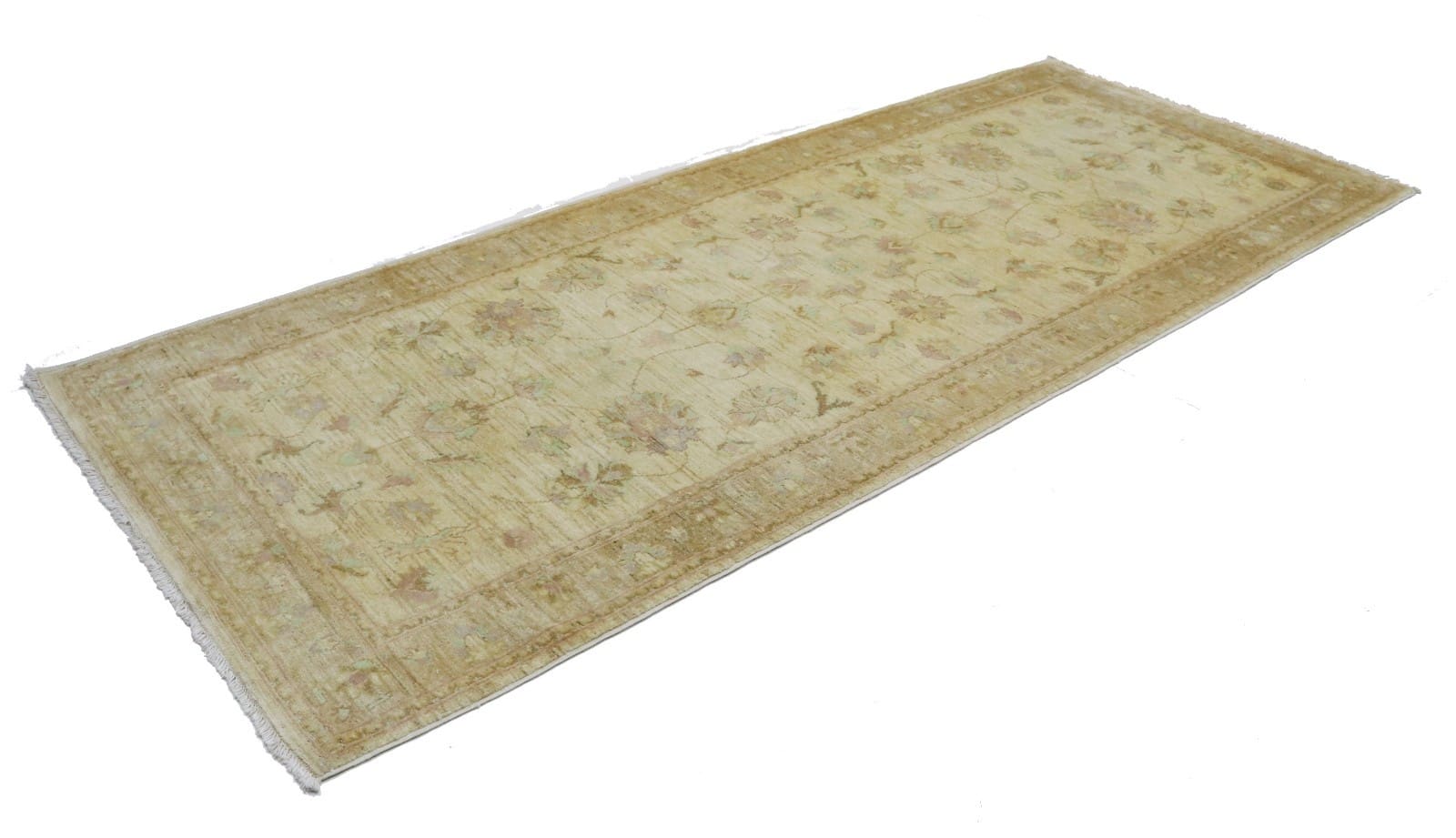 Original Pakistan Teppich Ziegler 307 x 126 cm, handgeknüpft