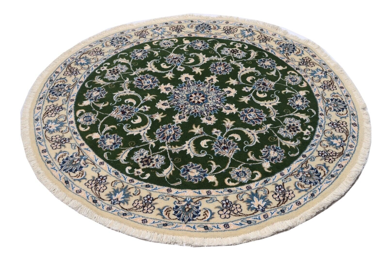 Handgeknüpfter Perserteppich Nain 152 x 151 cm 300.000 Knoten