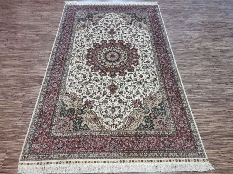 Wunderschöner China Hereke Seide "Jumping", 249x156cm, 1 Mio Knoten, handgeknüpft