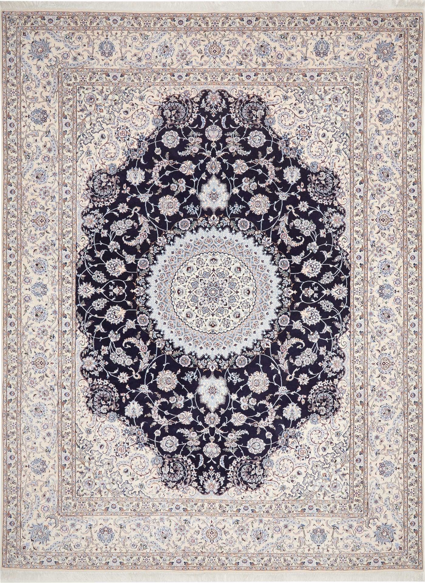 Eleganter Nain Teppich 303 x 405 cm – Handgeknüpft, Perserteppich H1