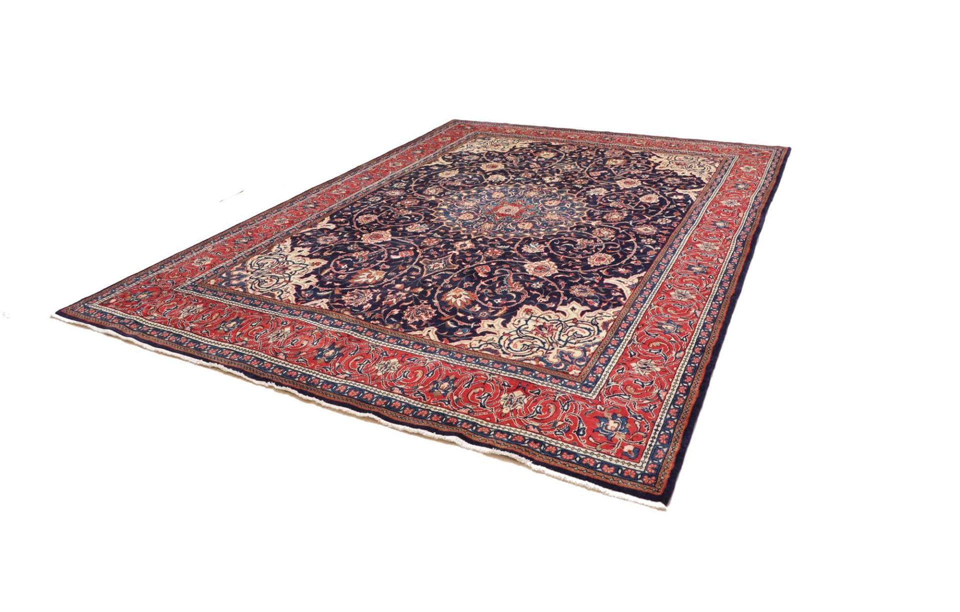 Sarough Teppich 303 x 395cm – Handgeknüpft, Schurwolle, Perserteppich H1