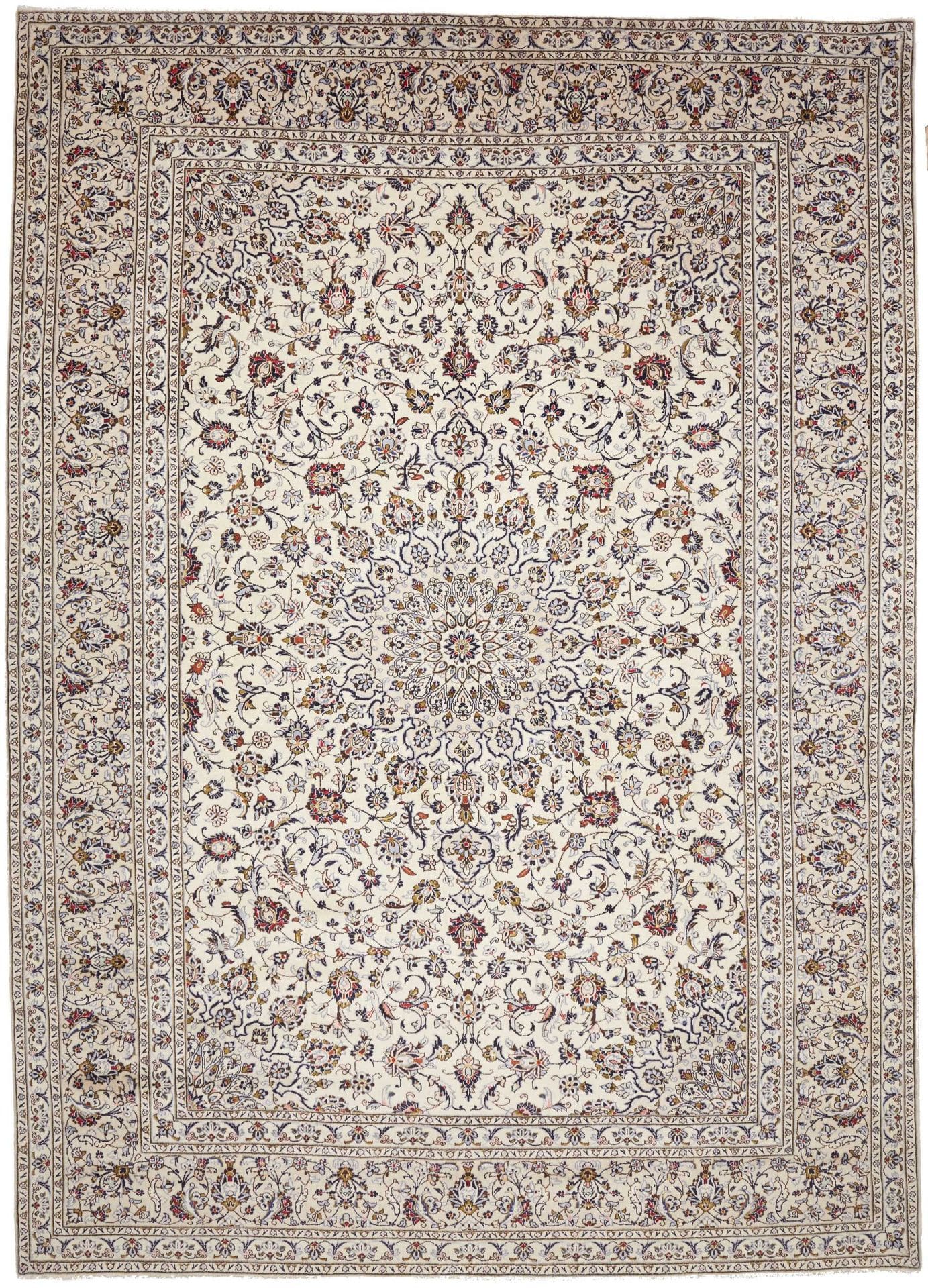 Kashan Teppich 293 x 403 cm - Handgeknüpft, Perserteppich