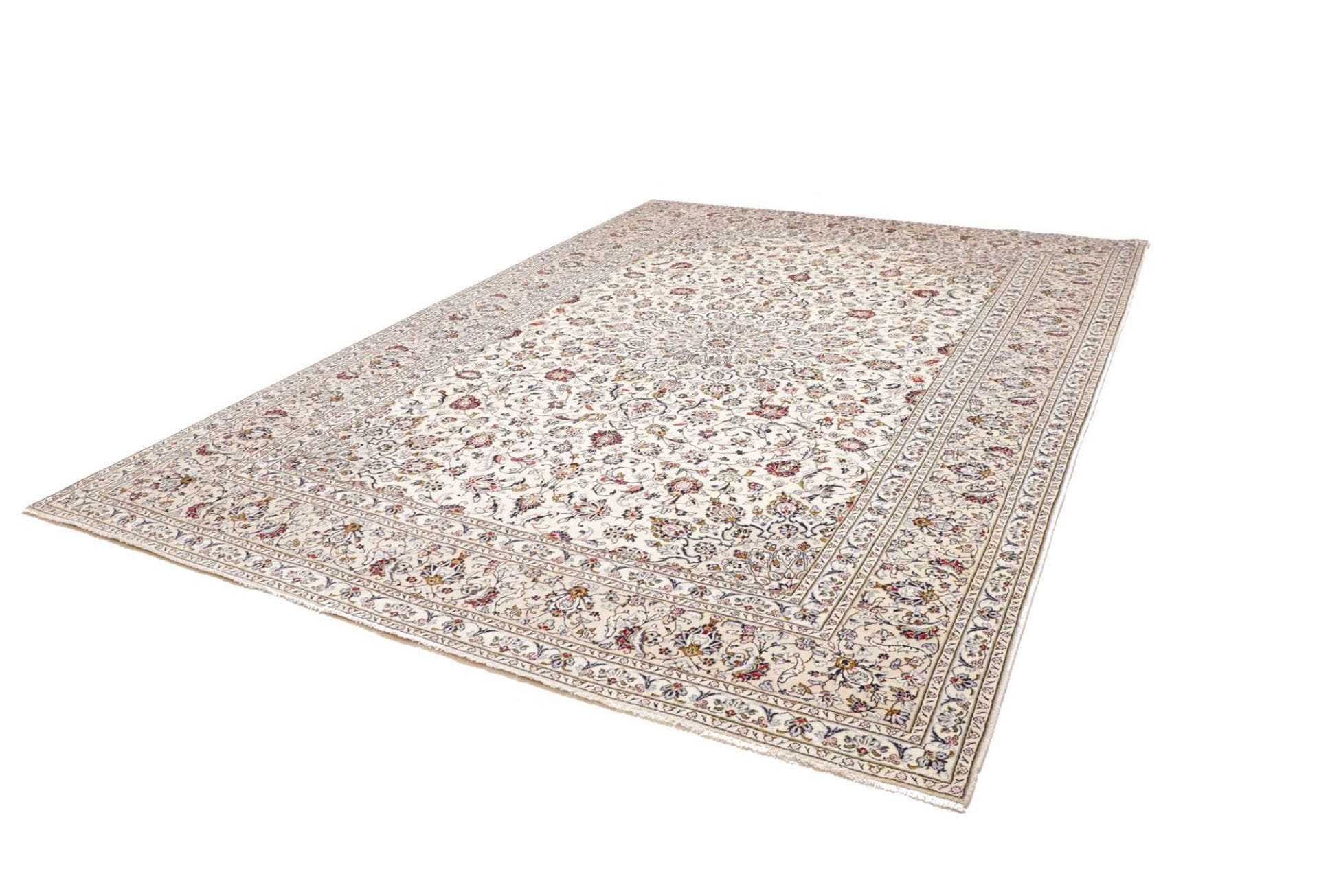 Kashan Teppich 293 x 403 cm - Handgeknüpft, Perserteppich