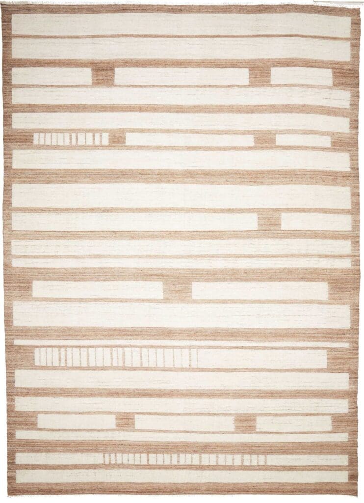 Berber Teppich 310 x 426cm aus Schurwolle, handgeknüpft, weich