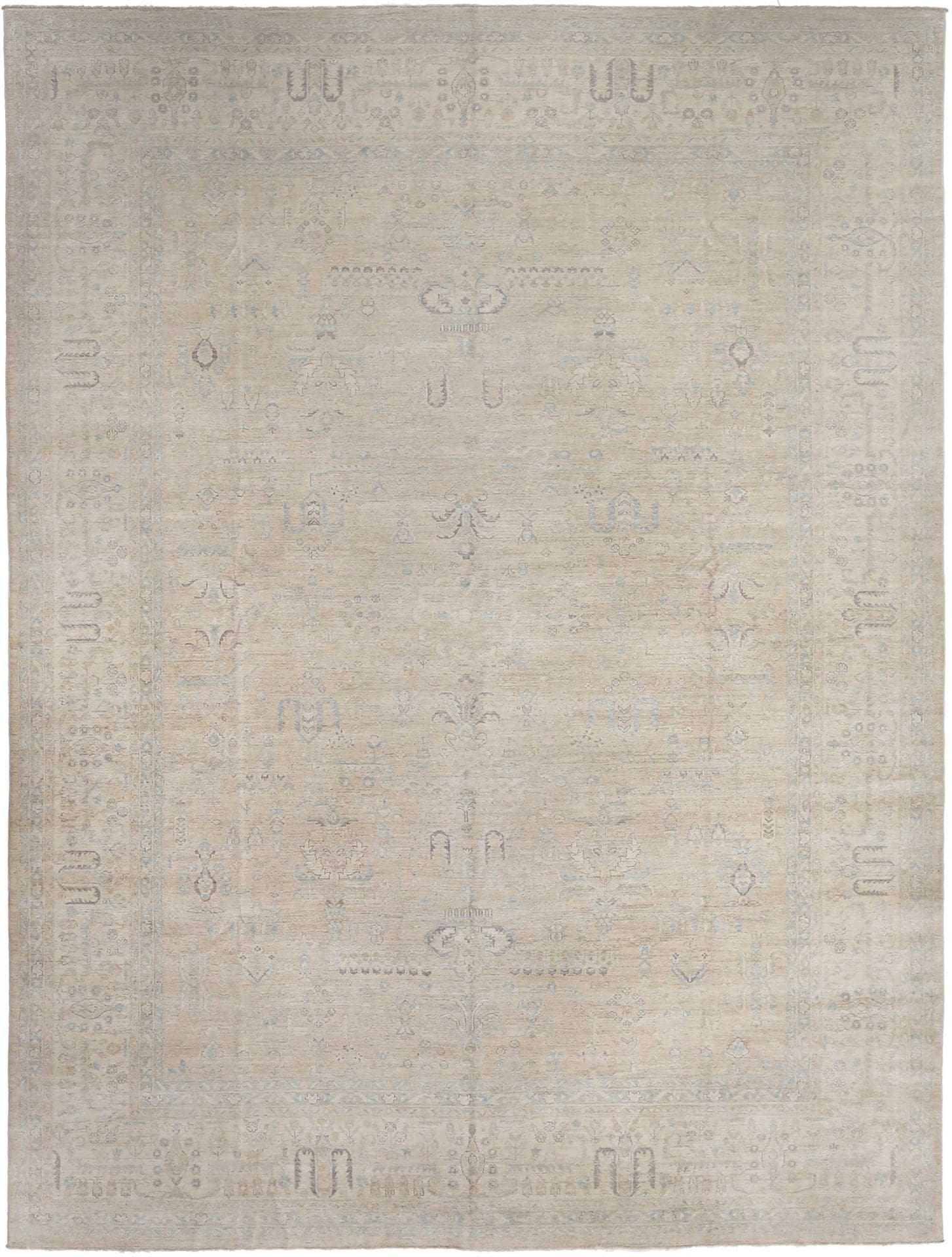 Ziegler Orientteppich 358 x 478 cm, Schurwolle, handgeknüpft