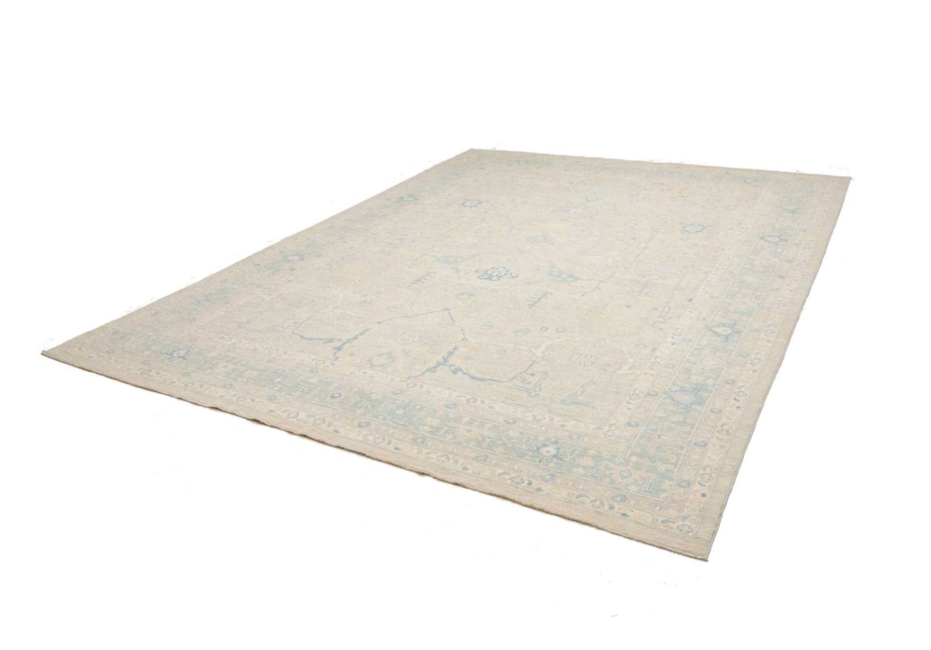Ziegler Orientteppich 277 x 359cm aus Schurwolle, handgeknüpft