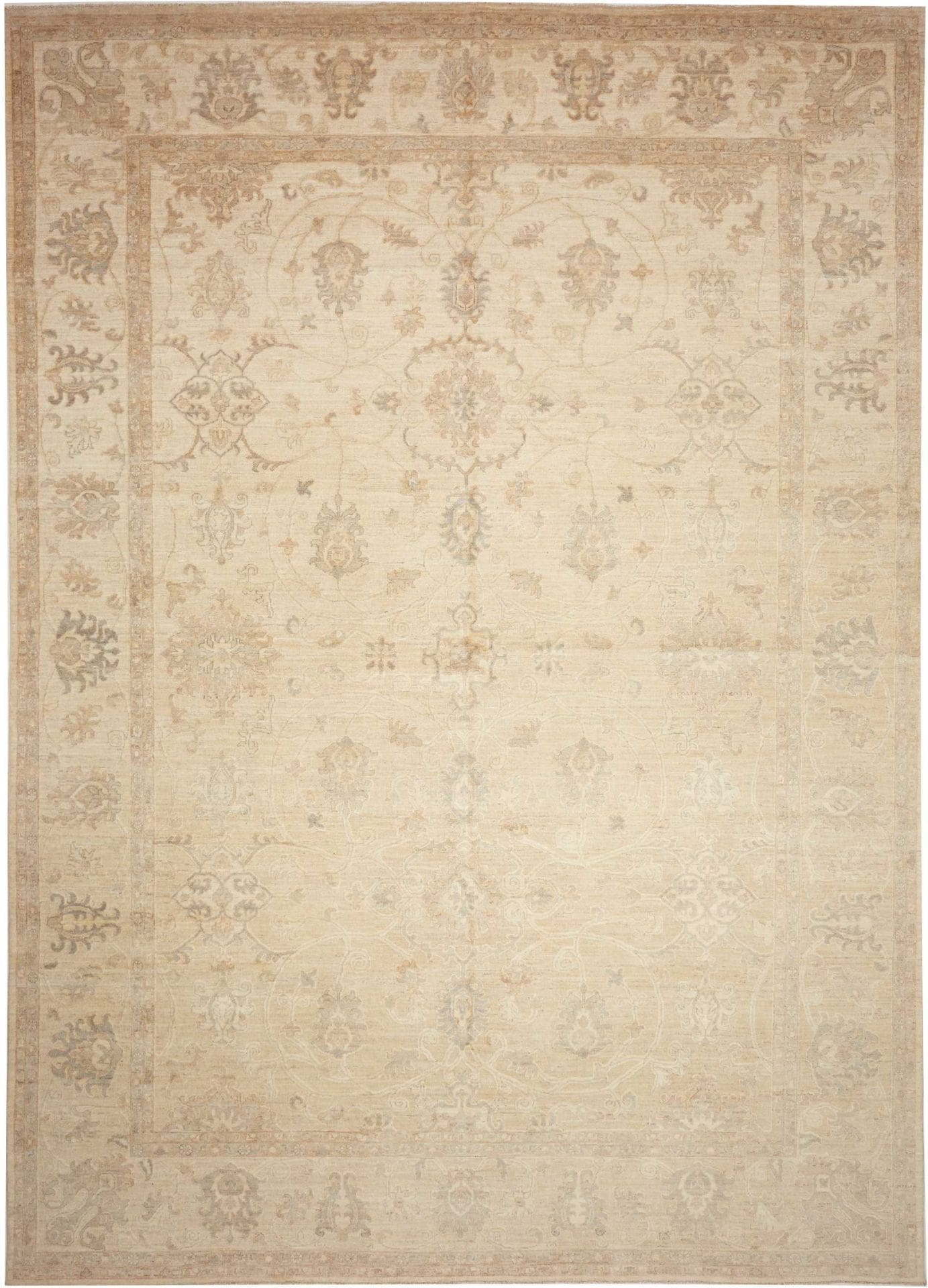 Ziegler Teppich 307 x 424cm aus Schurwolle, handgeknüpft Orientteppich