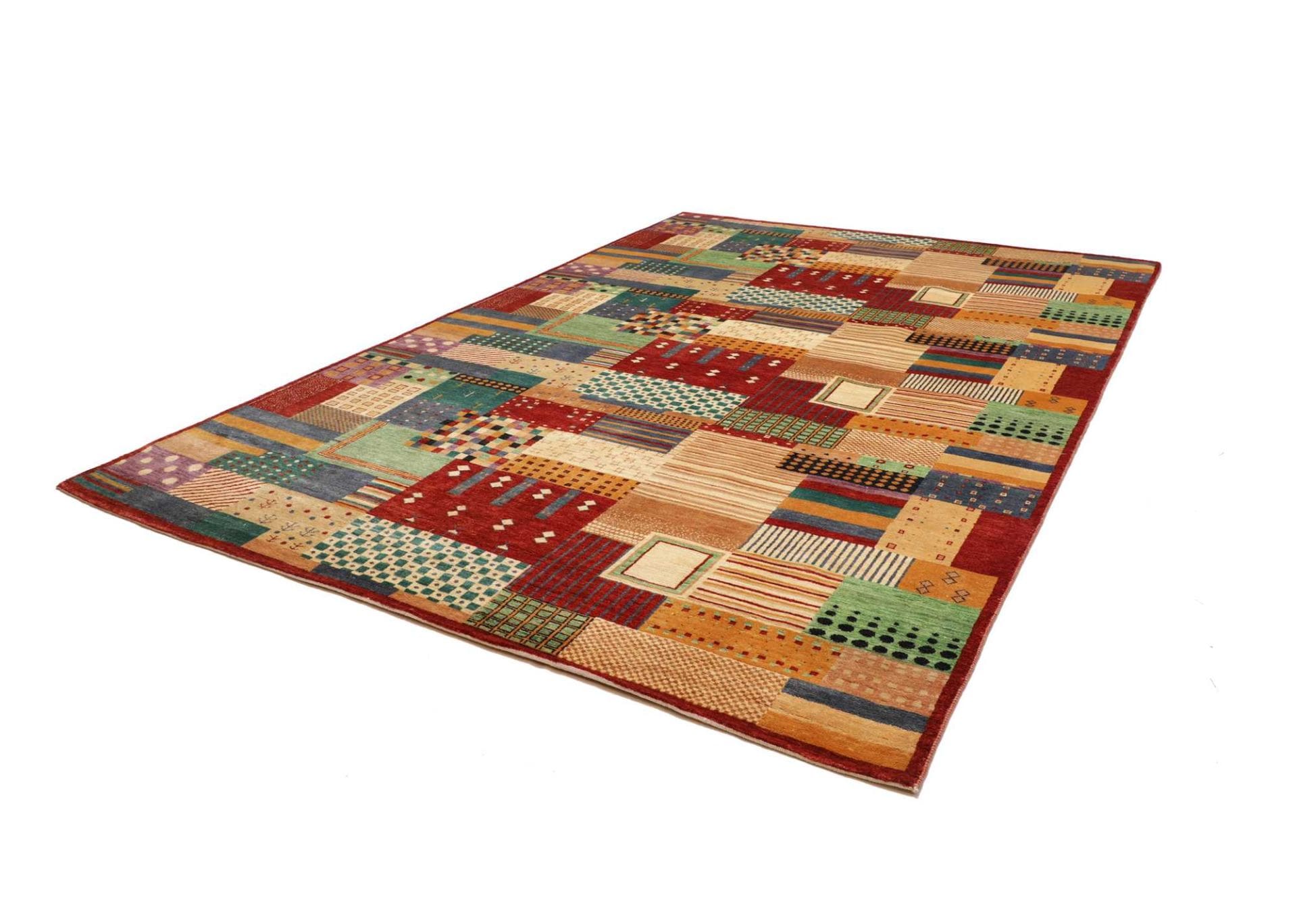 Loribaft Orientteppich 255 x 356cm aus Schurwolle, handgeknüpft