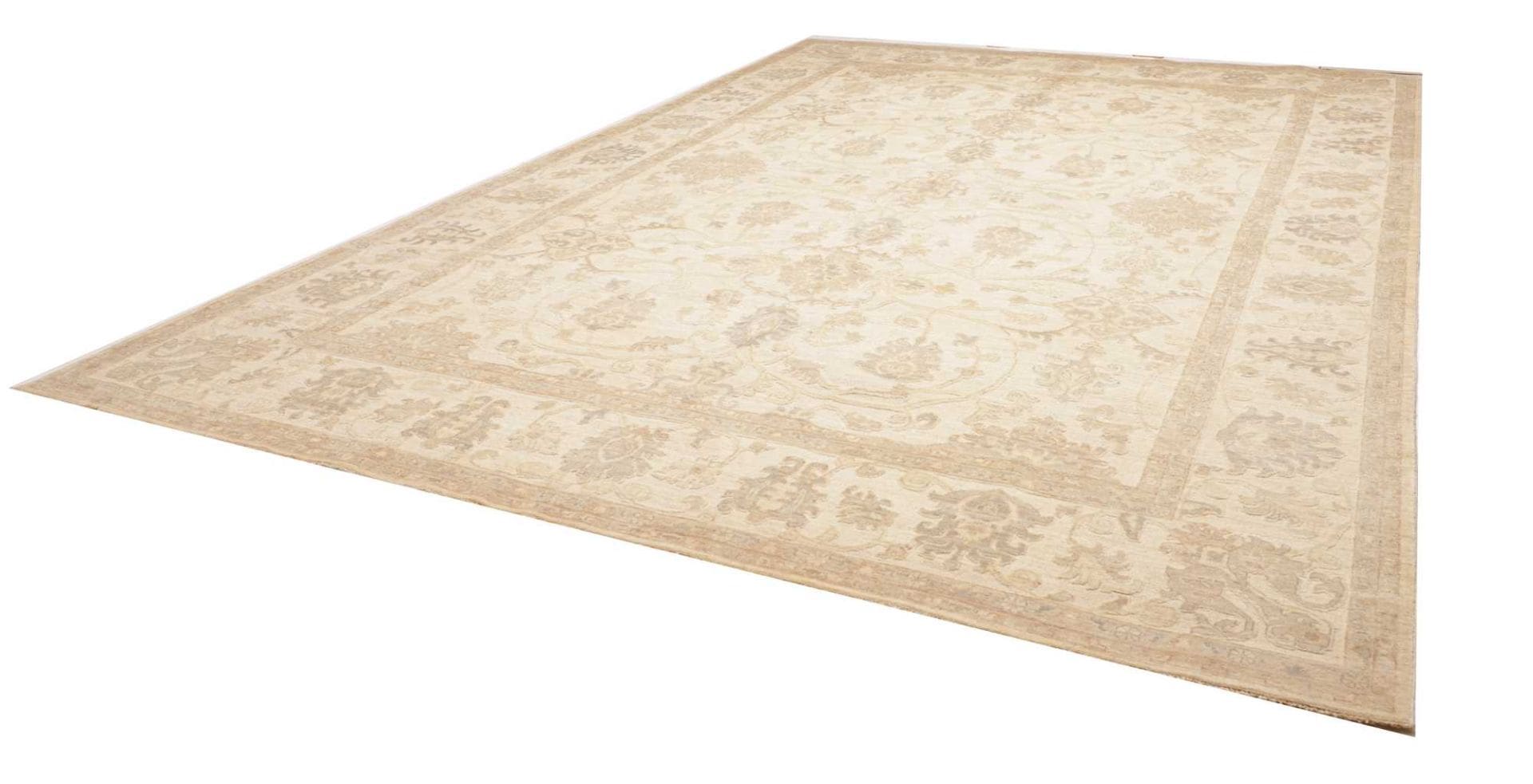 Ziegler Teppich 307 x 424cm aus Schurwolle, handgeknüpft Orientteppich